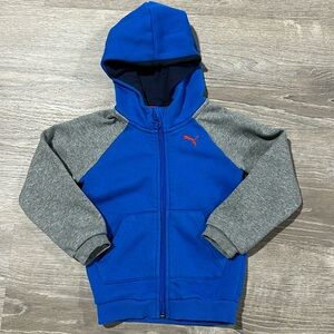 Puma Brand Sesame Street Elmo and Friends Toddler Zip Up Hoodie Size 3T